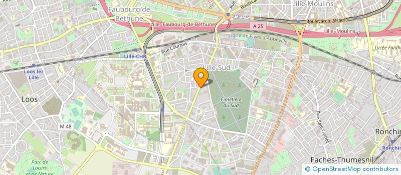 localisation de l'entreprise PERMIS TRANQUILLE à LILLE