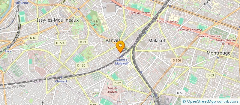 localisation de l'entreprise PERMIS VANVES à VANVES