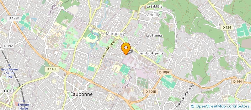 localisation de l'entreprise PERN CONSULTING  MARGENCY