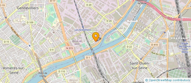 localisation de l'entreprise PERNEFER HOLDING  ASNIERES-SUR-SEINE