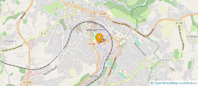 localisation de l'entreprise PERNET VELOURS à VOIRON