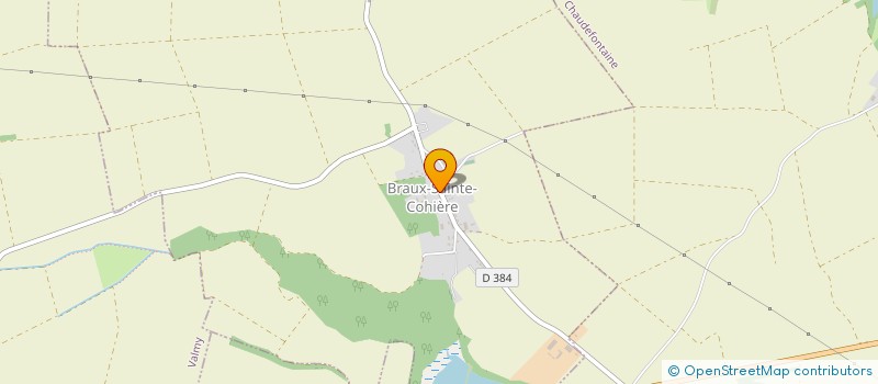 localisation de l'entreprise PERNETY  BRAUX-SAINTE-COHIERE