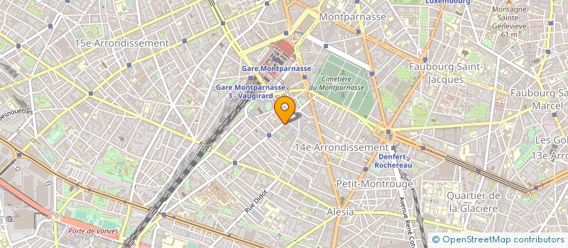 localisation de l'entreprise PERNETY ESTHETIC SARL  PARIS