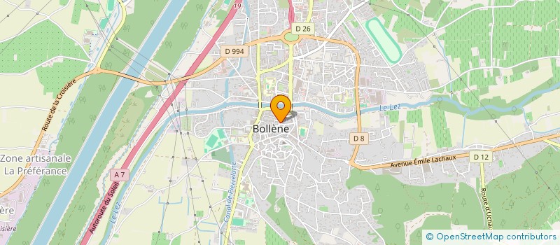 localisation de l'entreprise PERNEY MURIEL ET DUCERF MARIE  BOLLENE