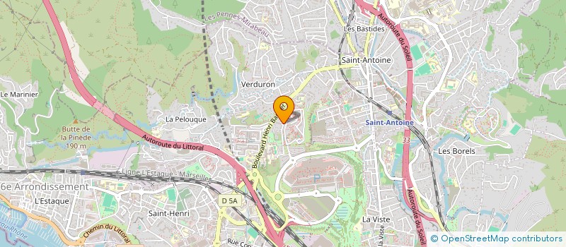 localisation de l'entreprise PERNI CONSTRUCTIONS  MARSEILLE