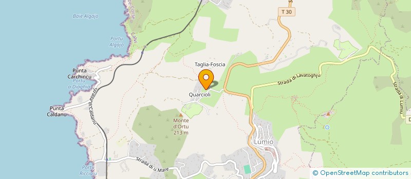 localisation de l'entreprise PERNICAGGIO SCI à LUMIO