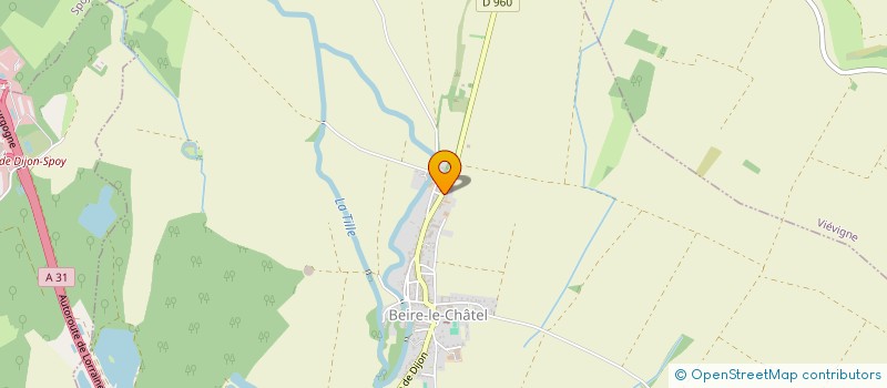 localisation de l'entreprise PERNIN FILS à BEIRE-LE-CHATEL