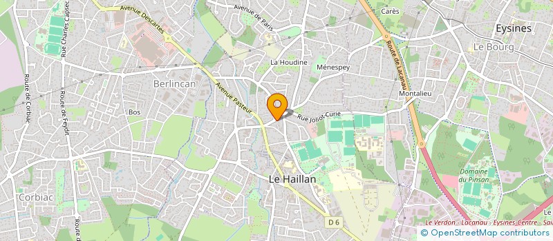 localisation de l'entreprise PERNOT ET FILLES  LE HAILLAN