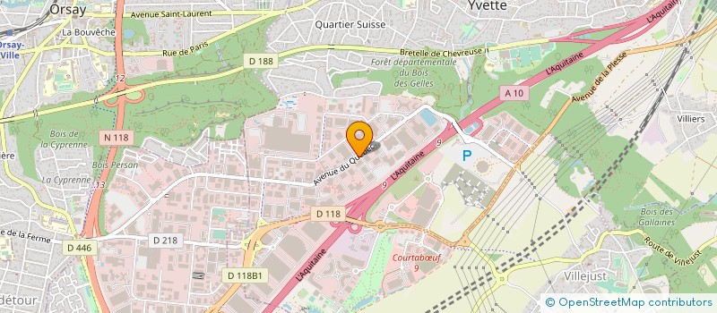 localisation de l'entreprise PERO FRANCE SARL à VILLEBON-SUR-YVETTE