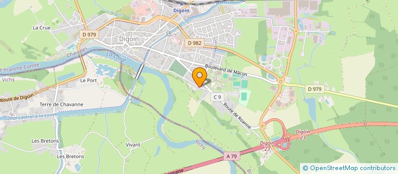 localisation de l'entreprise PEROBELIN SNC à DIGOIN