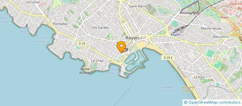 localisation de l'entreprise PEROCHEAU  ROYAN