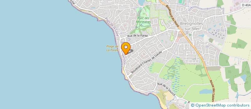 localisation de l'entreprise PEROCHEAU MURIEL ET NICOLAS à BRETIGNOLLES-SUR-MER