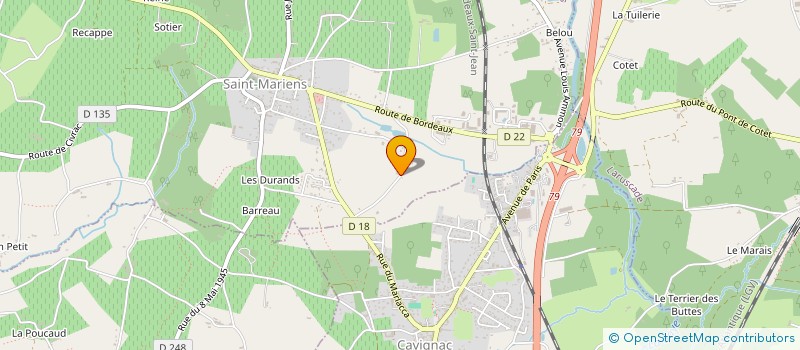 localisation de l'entreprise PEROCHON INVESTISSEMENT  SAINT-MARIENS