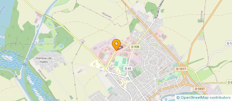 localisation de l'entreprise PERODIS SA à PERONNE