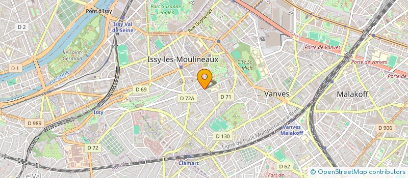 localisation de l'entreprise PEROFI à ISSY-LES-MOULINEAUX