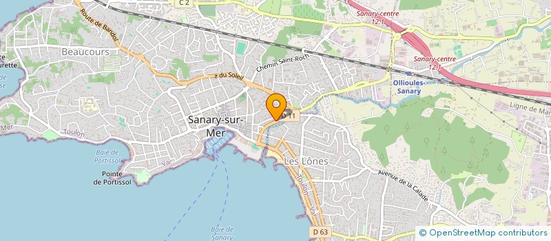 localisation de l'entreprise PEROIS-LABOURASSE  SANARY-SUR-MER