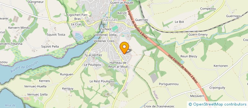 localisation de l'entreprise PERON  DAOULAS