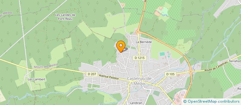localisation de l'entreprise PERON  CASTELNAU-DE-MEDOC