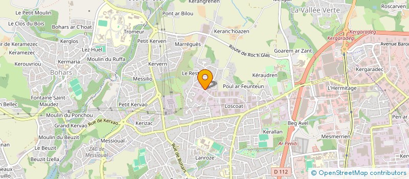 localisation de l'entreprise PERON à BREST