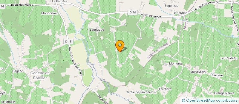 localisation de l'entreprise PERON  BIDART