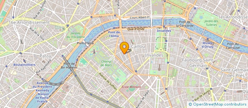 localisation de l'entreprise PERON  PARIS