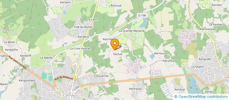 localisation de l'entreprise PERON INDIVISION  CARNAC