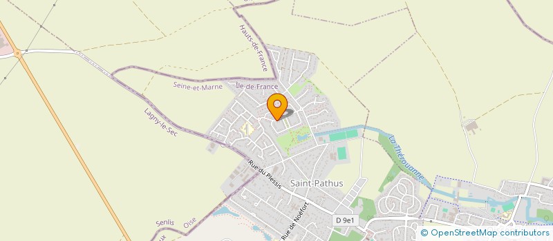 localisation de l'entreprise PERON MATTERN INDIVISION  SAINT-PATHUS