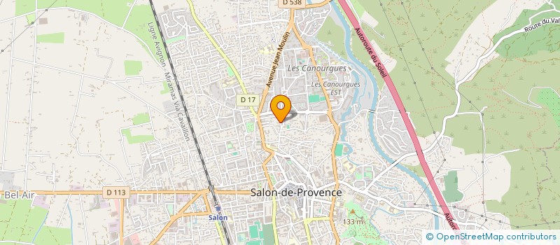 localisation de l'entreprise PERONA ET FILS à SALON-DE-PROVENCE
