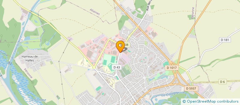 localisation de l'entreprise PERONNE à PERONNE