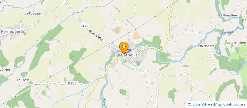 localisation de l'entreprise PERONNE à ATHIS-VAL DE ROUVRE