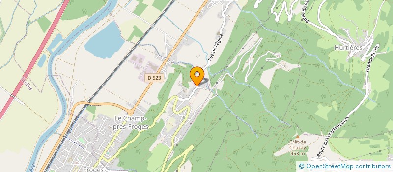 localisation de l'entreprise PERORKA  LE CHAMP-PRES-FROGES