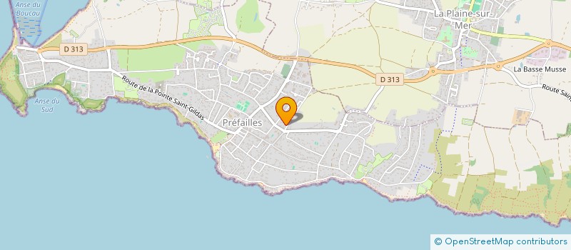 localisation de l'entreprise PEROSC  PREFAILLES