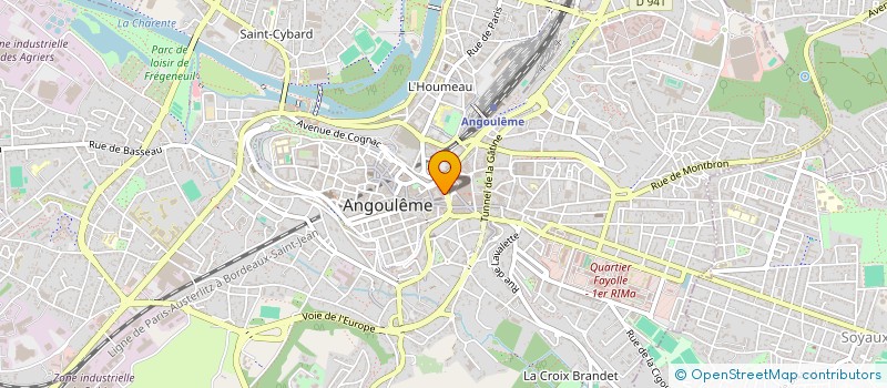 localisation de l'entreprise PEROT ARMENGAUD à ANGOULEME