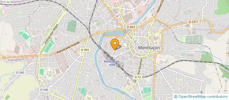 localisation de l'entreprise PEROT & CO à MONTLUCON
