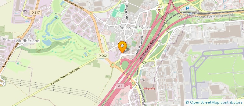 localisation de l'entreprise PEROT FLORENT & BARON LYDIE  ROISSY-EN-FRANCE