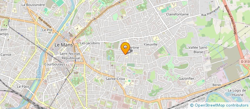 localisation de l'entreprise PEROTFAM  LE MANS