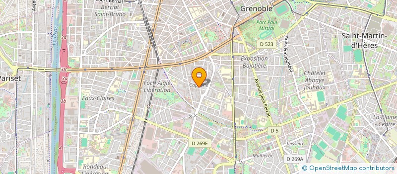localisation de l'entreprise PEROTTO MARC & LYDIA  GRENOBLE
