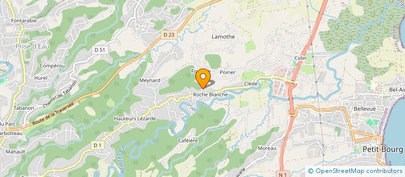 localisation de l'entreprise PEROU TRAITEUR à PETIT-BOURG