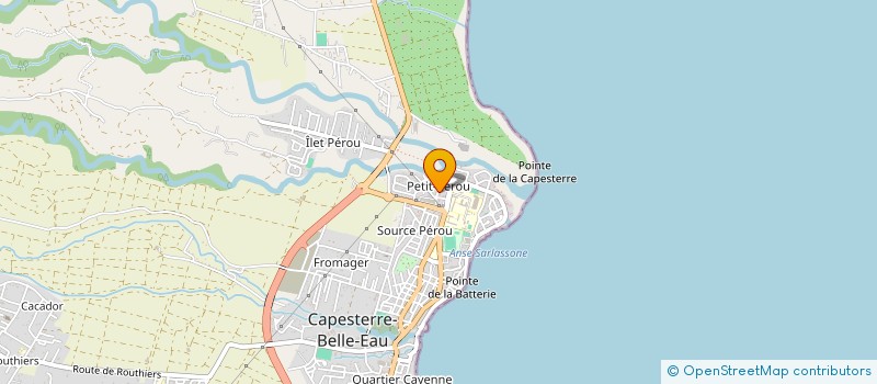 localisation de l'entreprise PEROU VTC à CAPESTERRE-BELLE-EAU