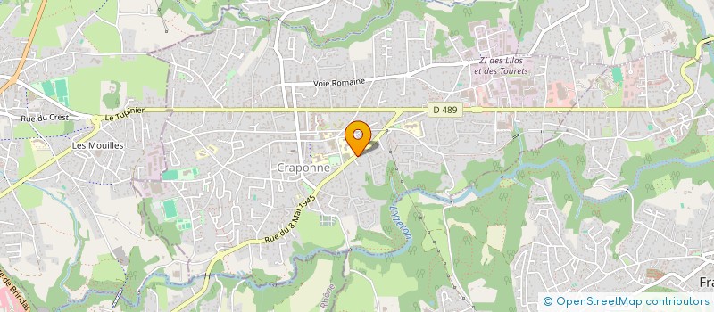 localisation de l'entreprise PEROUSE JEAN  CRAPONNE