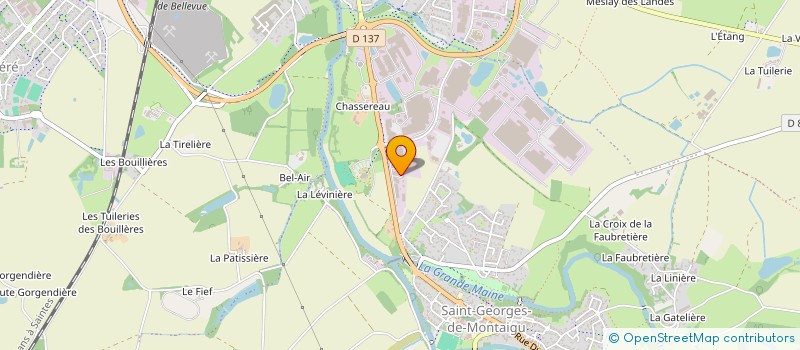 localisation de l'entreprise PEROVA à MONTAIGU-VENDEE