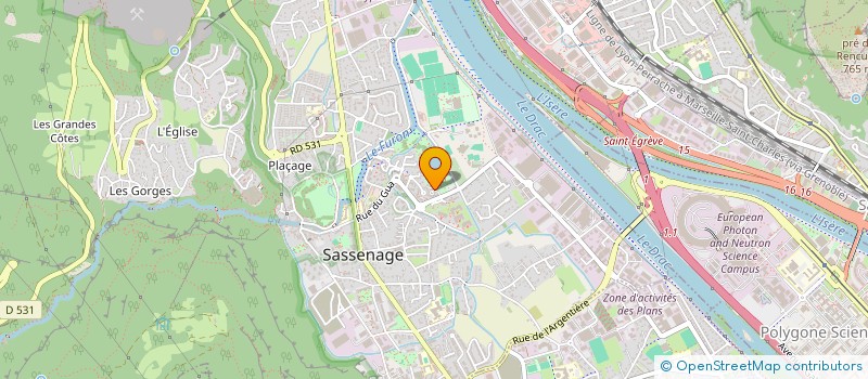 localisation de l'entreprise PERPAFLOKE  SASSENAGE