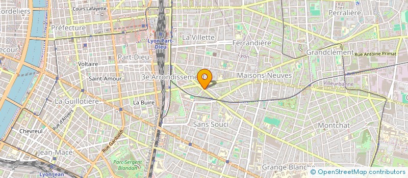 localisation de l'entreprise PERPETHOM IMMOBILIER  LYON