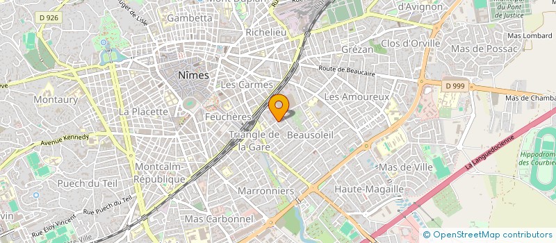 localisation de l'entreprise PERPETUE  NIMES