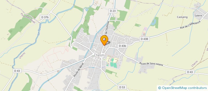 localisation de l'entreprise PERPI IMMO à LHERM