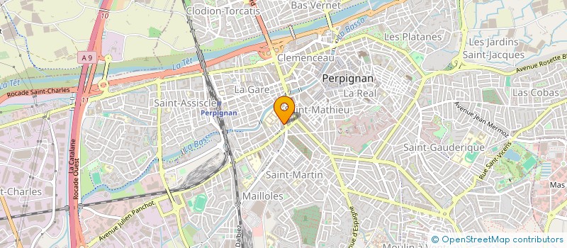 localisation de l'entreprise PERPIDENT à PERPIGNAN