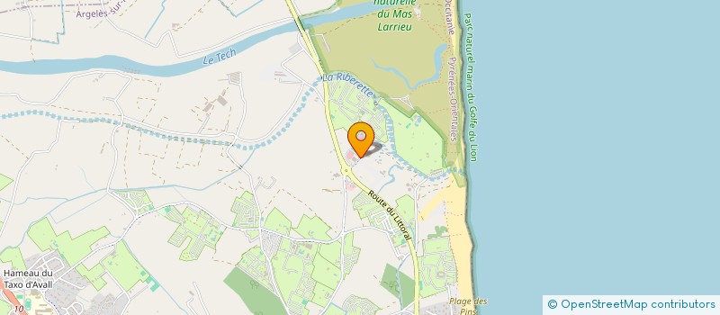 localisation de l'entreprise PERPIGNA NC à ARGELES-SUR-MER