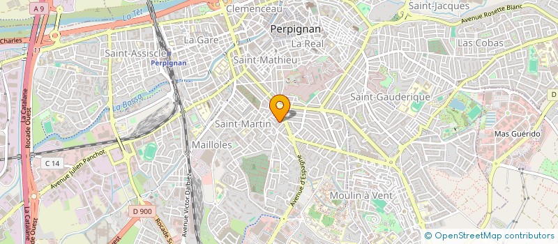 localisation de l'entreprise PERPIGNAN PNEUS à PERPIGNAN