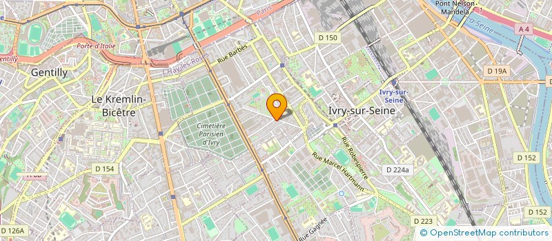 localisation de l'entreprise PERPIGNAN POUX à IVRY-SUR-SEINE