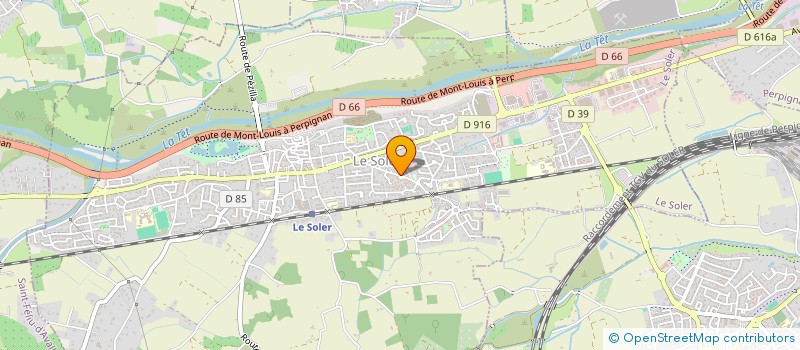 localisation de l'entreprise PERPIGNAN STORES  LE SOLER